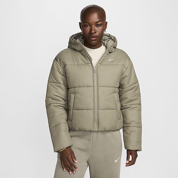 Nike puffer jacket women's sale sales